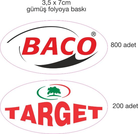 Sobe Reklam Normal Kesimli Damla Etiketler