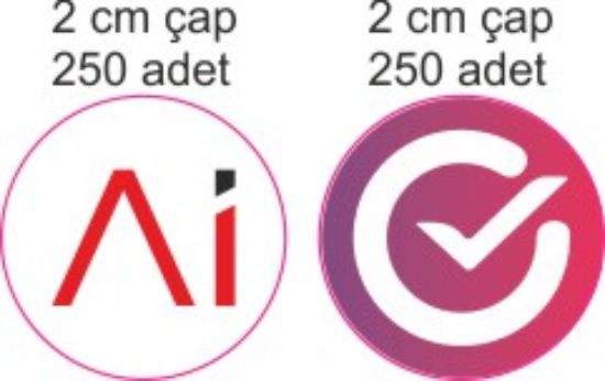 Sobe Reklam Normal Kesimli Damla Etiketler