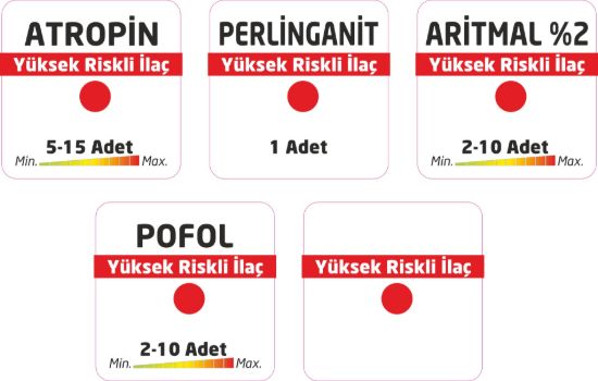 Sobe Reklam Normal Kesimli Damla Etiketler