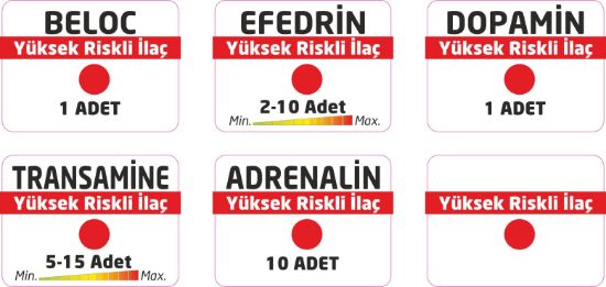 Sobe Reklam Normal Kesimli Damla Etiketler