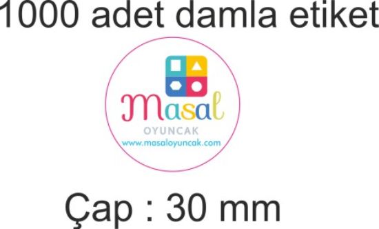 Sobe Reklam Normal Kesimli Damla Etiketler