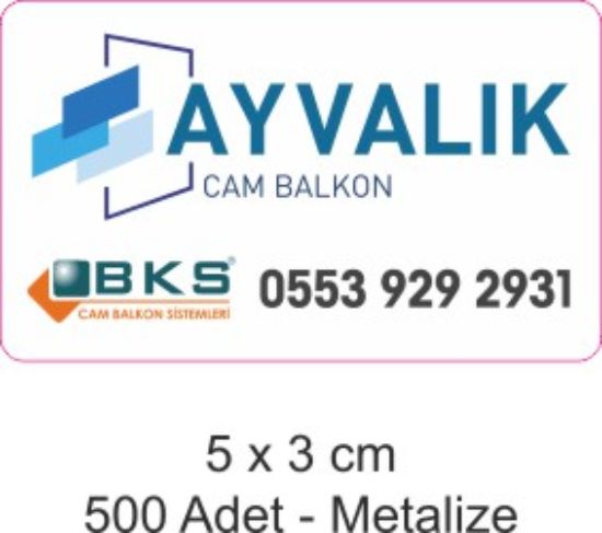 Sobe Reklam Normal Kesimli Damla Etiketler