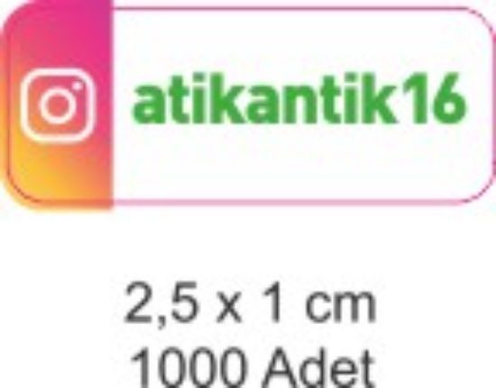 Sobe Reklam Normal Kesimli Damla Etiketler
