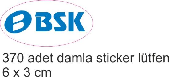 Sobe Reklam Normal Kesimli Damla Etiketler