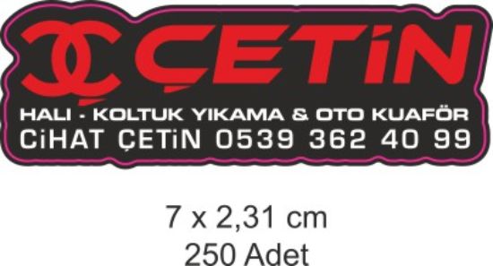 Sobe Reklam Normal Kesimli Damla Etiketler