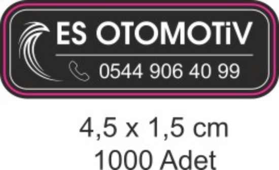Sobe Reklam Normal Kesimli Damla Etiketler