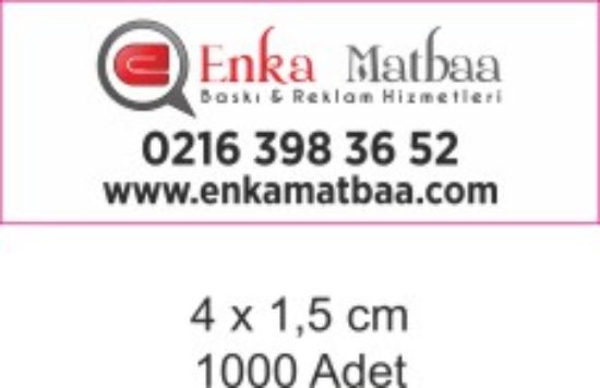 Sobe Reklam Normal Kesimli Damla Etiketler