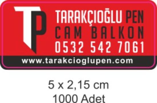 Sobe Reklam Normal Kesimli Damla Etiketler
