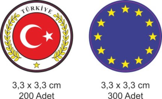 Sobe Reklam Normal Kesimli Damla Etiketler