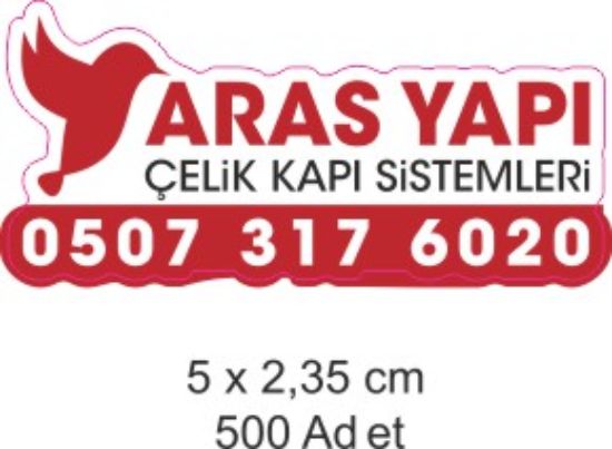 Sobe Reklam Normal Kesimli Damla Etiketler