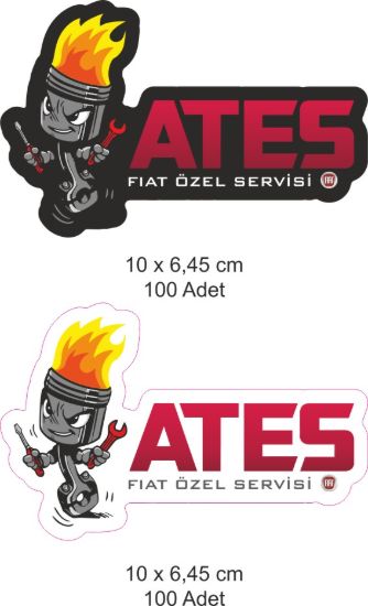 Sobe Reklam Normal Kesimli Damla Etiketler