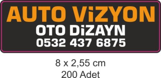 Sobe Reklam Normal Kesimli Damla Etiketler