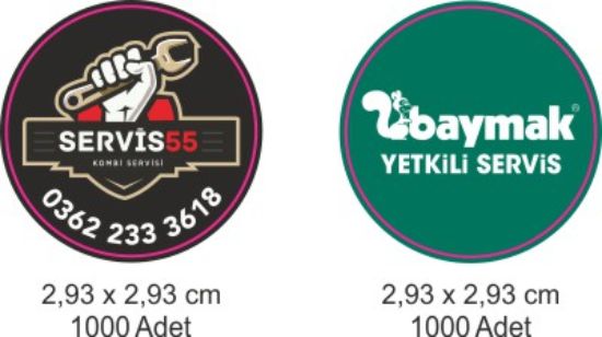 Sobe Reklam Normal Kesimli Damla Etiketler