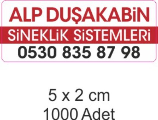 Sobe Reklam Normal Kesimli Damla Etiketler