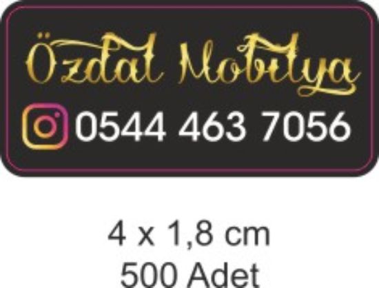 Sobe Reklam Normal Kesimli Damla Etiketler