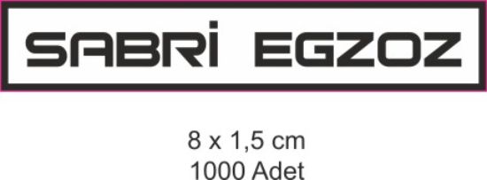 Sobe Reklam Normal Kesimli Damla Etiketler