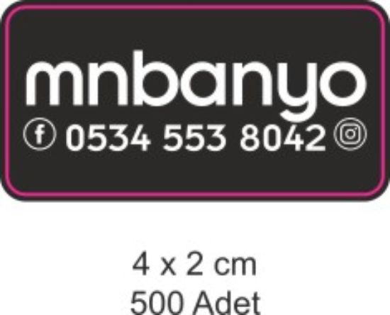 Sobe Reklam Normal Kesimli Damla Etiketler