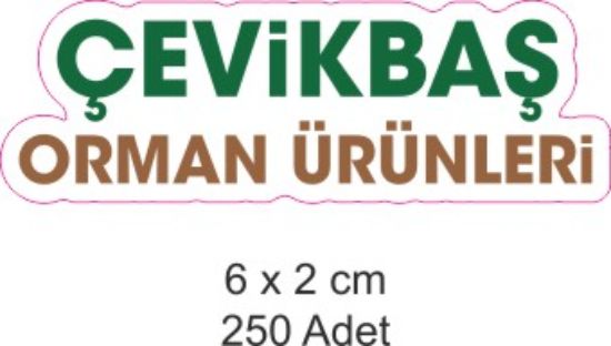 Sobe Reklam Normal Kesimli Damla Etiketler