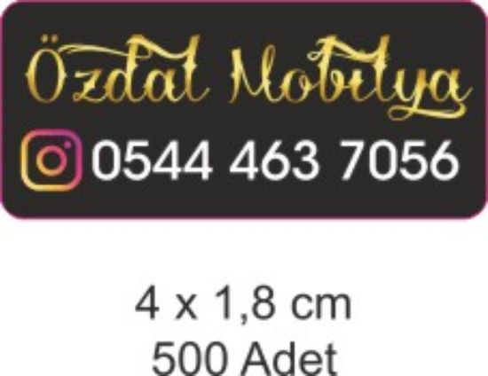 Sobe Reklam Normal Kesimli Damla Etiketler