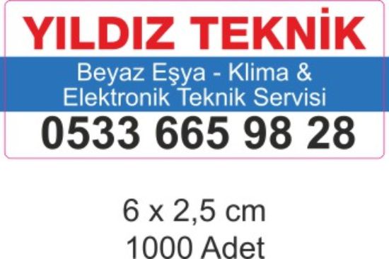 Sobe Reklam Normal Kesimli Damla Etiketler