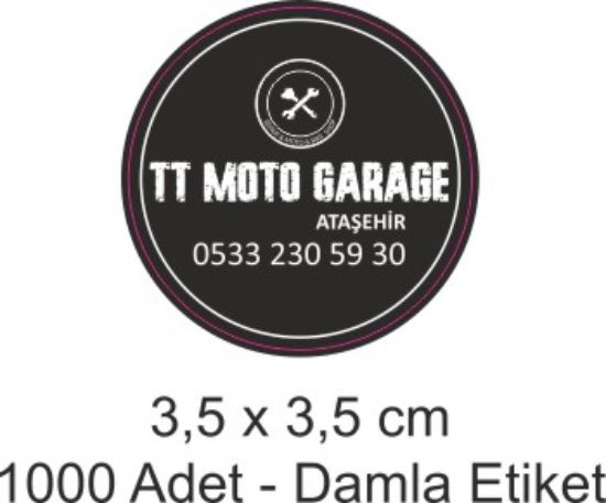 Sobe Reklam Normal Kesimli Damla Etiketler