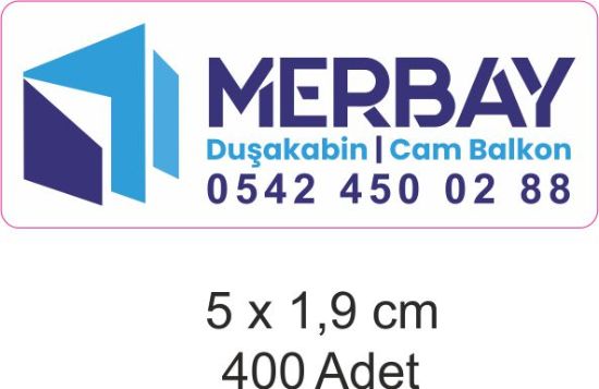 Sobe Reklam Normal Kesimli Damla Etiketler