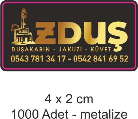 Sobe Reklam Normal Kesimli Damla Etiketler