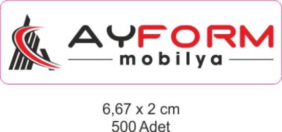 Sobe Reklam Normal Kesimli Damla Etiketler