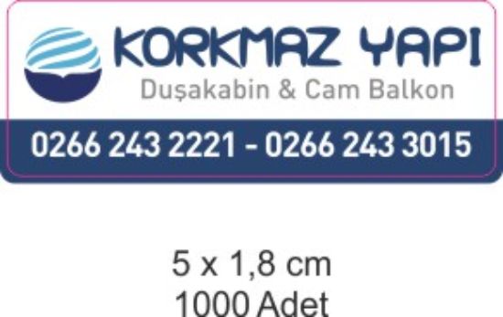 Sobe Reklam Normal Kesimli Damla Etiketler