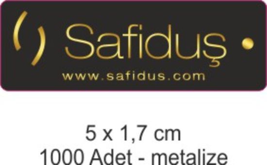 Sobe Reklam Normal Kesimli Damla Etiketler
