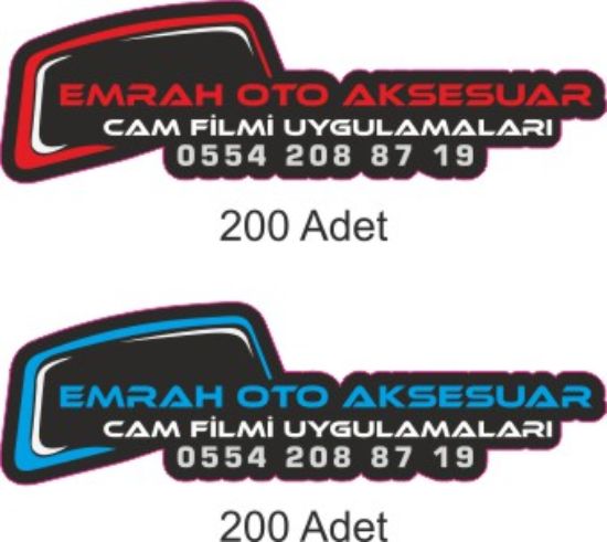 Sobe Reklam Normal Kesimli Damla Etiketler