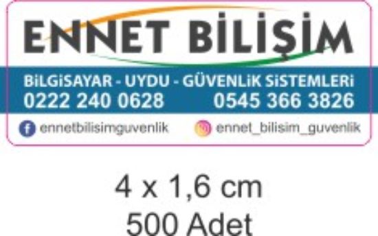 Sobe Reklam Normal Kesimli Damla Etiketler