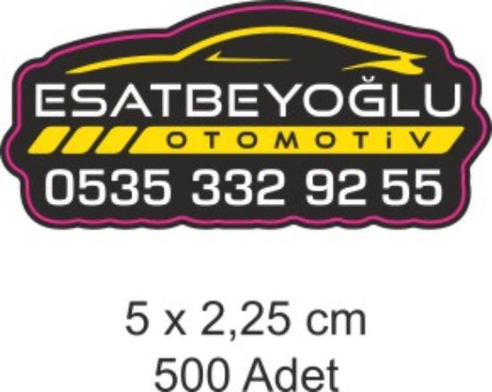 Sobe Reklam Normal Kesimli Damla Etiketler