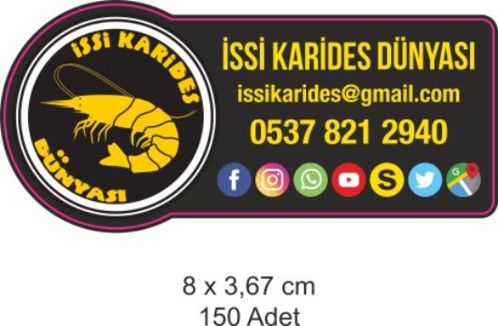 Sobe Reklam Normal Kesimli Damla Etiketler