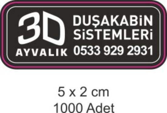 Sobe Reklam Normal Kesimli Damla Etiketler