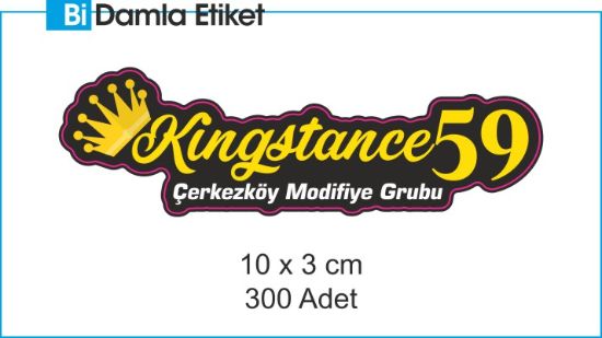 Sobe Reklam Normal Kesimli Damla Etiketler