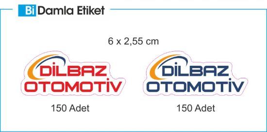Sobe Reklam Normal Kesimli Damla Etiketler