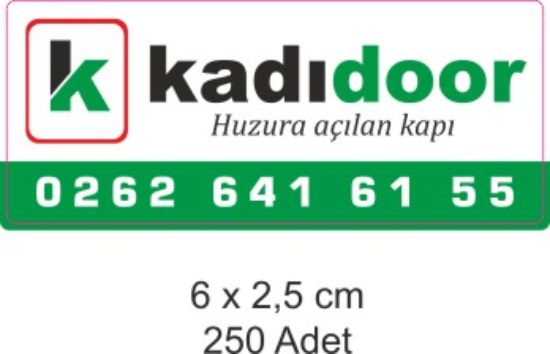 Sobe Reklam Normal Kesimli Damla Etiketler