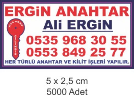 Sobe Reklam Normal Kesimli Damla Etiketler