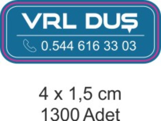 Sobe Reklam Normal Kesimli Damla Etiketler