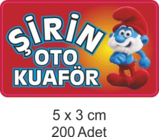 Sobe Reklam Normal Kesimli Damla Etiketler