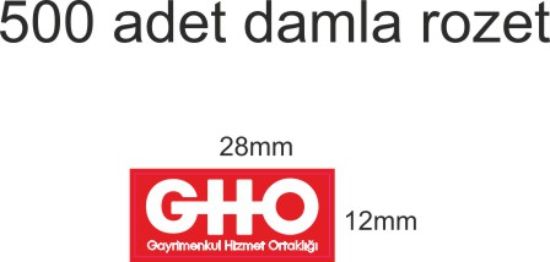 Sobe Reklam Normal Kesimli Damla Etiketler