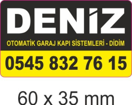 Sobe Reklam Normal Kesimli Damla Etiketler
