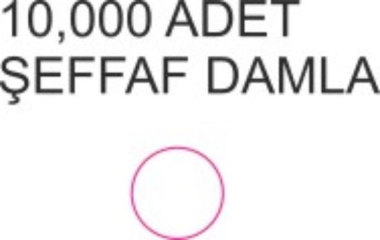 Sobe Reklam Normal Kesimli Damla Etiketler