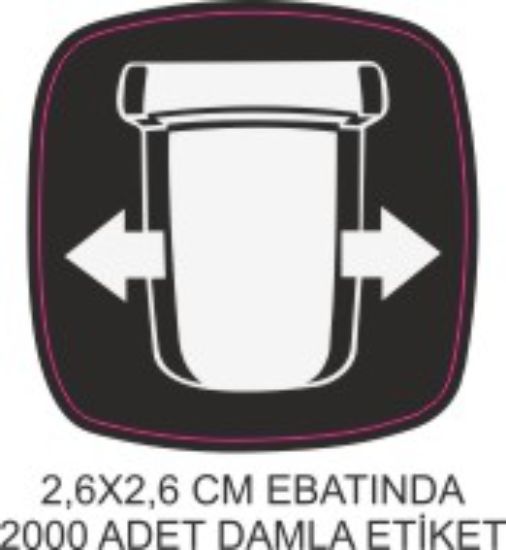Sobe Reklam Normal Kesimli Damla Etiketler