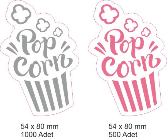 Sobe Reklam Normal Kesimli Damla Etiketler
