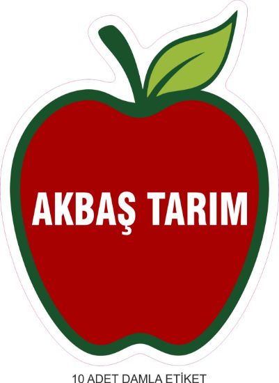 Sobe Reklam Normal Kesimli Damla Etiketler