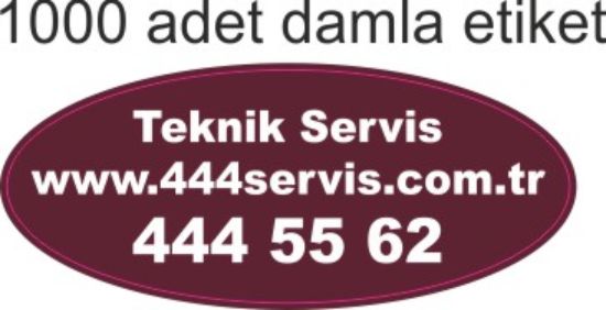 Sobe Reklam Normal Kesimli Damla Etiketler