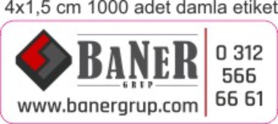 Sobe Reklam Normal Kesimli Damla Etiketler