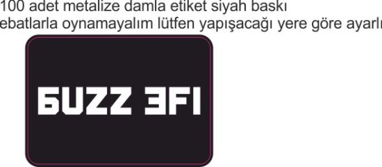 Sobe Reklam Halka Damla Etiketler